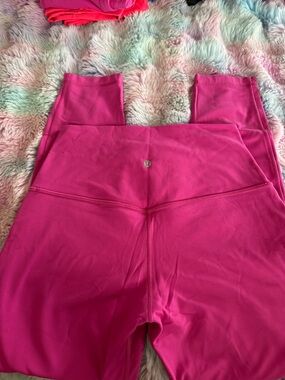 lululemon athletica Hot Pink High-Rise Leggings
